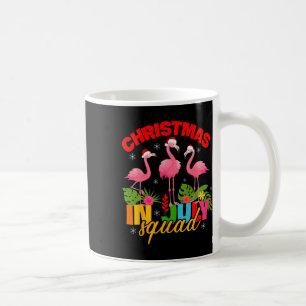 Caneca De Café Esquadrão De Natal Em Julho Flamingo Chapéu De Pap