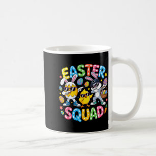 Caneca De Café Esquadrão de Páscoa coelho ovo pintinho tripulação