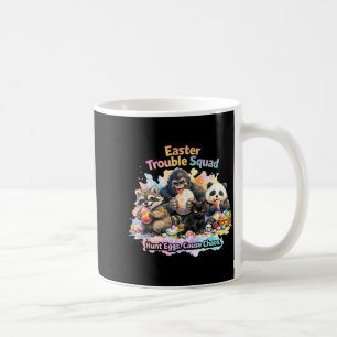 Caneca De Café esquadrão de problemas da Páscoa divertida caça ao