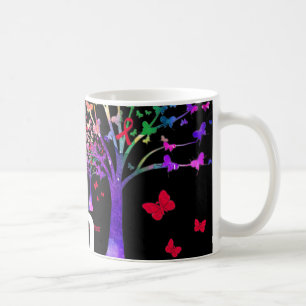 Caneca De Café Esquadrão De Suporte Para Sensibilização Para O An