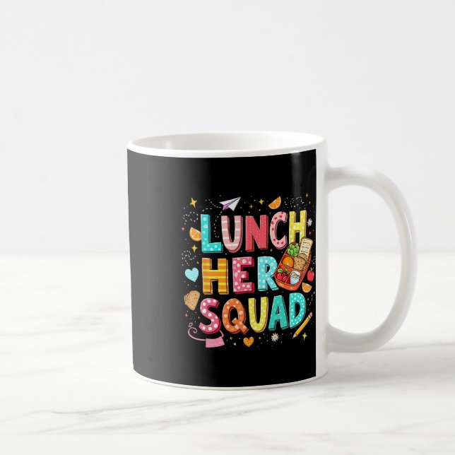 Caneca De Café Esquadrão do Herói do Almoço Preparado de Volta à  (Direita)