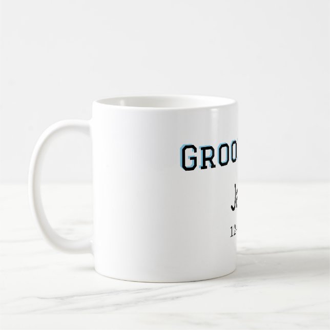 Caneca De Café Esquadrão do noivo padrinho despedida de solteiro  (Esquerda)
