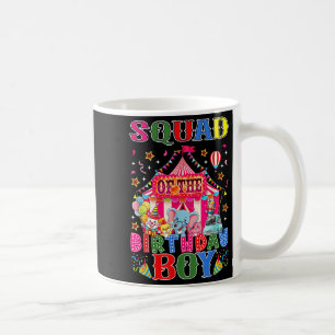Caneca De Café Esquadrão Do Tema Do Carnaval De Birthday Boy Circ