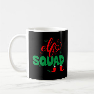 Caneca De Café Esquadrão Elf, Elfos de Natal Engraçados Correspon