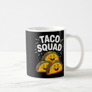 Caneca De Café Esquadrão engraçado de taco engraçado cinco de mai
