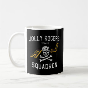 Caneca De Café Esquadrão Jolly Rogers Strike Fighter Vfa-103