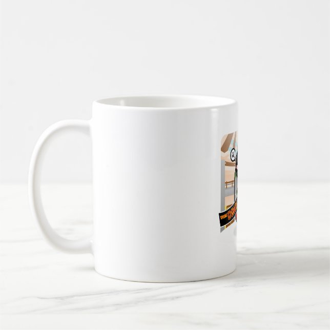 Caneca De Café Esquadrão Jurássico (Esquerda)