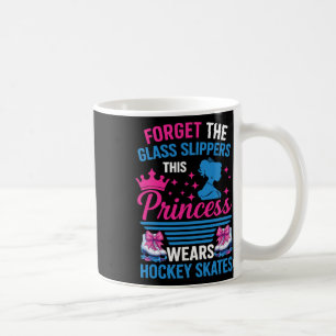Caneca De Café Esqueça Os Chinelos Gl Esta Princesa Usa Hockey