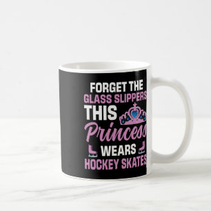 Caneca De Café Esqueça Os Chinelos Gl Jogador De Hóquei Princesa