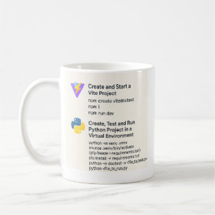 Caneca De Café Esqueci como Vite/Python