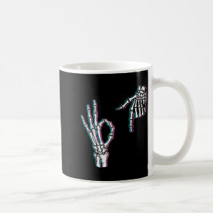 Caneca De Café Esqueleto 67 Meme Engraçado Halloween Meninos Meni