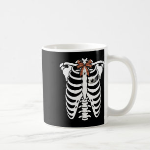 Caneca De Café Esqueleto Caixa Torácica Fantasia de Futebol de Ha