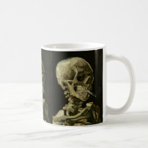 Caneca De Café Esqueleto com o cigarro por Van Gogh