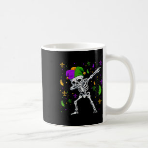 Caneca De Café Esqueleto Dabbing Carnaval Infantil Masculino 
