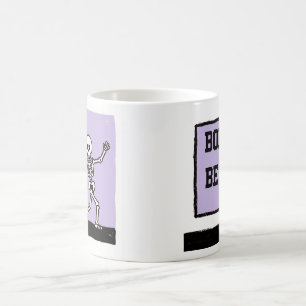 Caneca De Café Esqueleto Dançante Divertido para o Halloween