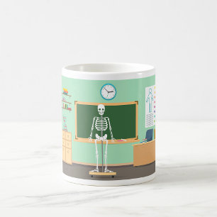 Caneca De Café Esqueleto de classe científica