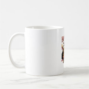 Caneca De Café Esqueleto de Futebol do Egito Nações Atacante Espo