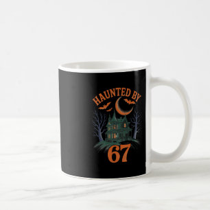 Caneca De Café Esqueleto de Halloween Assombrado Número Seis Sete