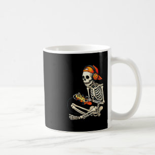 Caneca De Café Esqueleto de Halloween Gamer Vídeo Jogos Meninos H