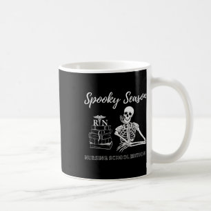 Caneca De Café Esqueleto De Halloween Para Spoo, Estudante De Enf