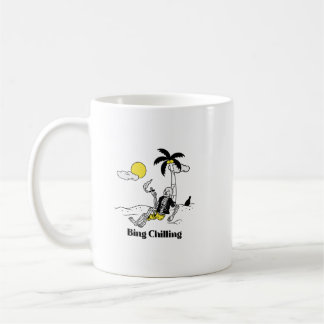 Caneca De Café Esqueleto de Refrigeração Bing