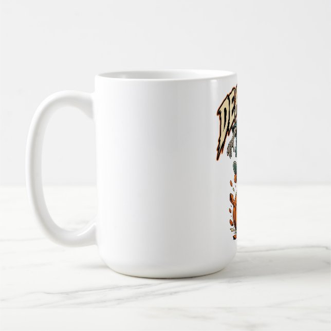 Caneca De Café Esqueleto de skate Dead Cool (Esquerda)