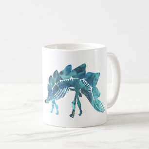 Caneca De Café Esqueleto do Stegosaurus