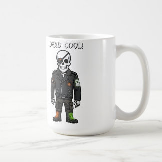 Caneca De Café Esqueleto Motociclista Legal | Halloween