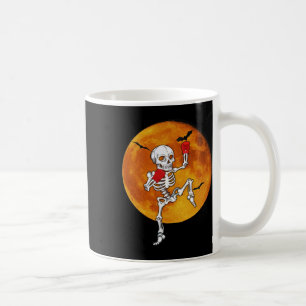 Caneca De Café Esqueleto Muay Thai Halloween Kickboxing Mma 