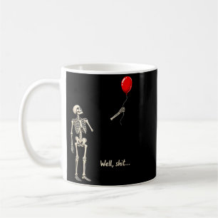 Caneca De Café Esqueleto Perdeu Balão Coisas Engraçadas Frase Cit