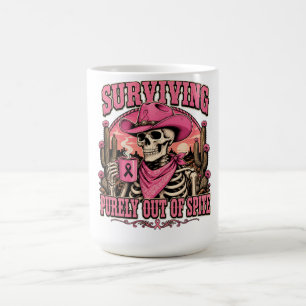Caneca De Café Esqueleto Western Sobrevivente Rancoroso