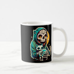 Caneca De Café Esqueletrizando Uma Camisa De Gato, Preguiçoso Hal