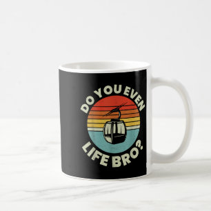 Caneca De Café Esquema Da Vintagem Retroativa Você Levanta Bro_ _