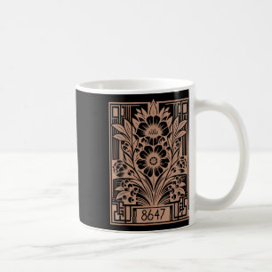Caneca De Café Esquerda, 86 47 Anti Trump, Feminista Floral