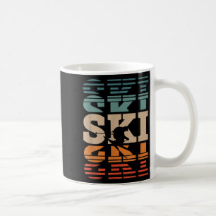 Caneca De Café Esqui de Esqui Retroativo _1
