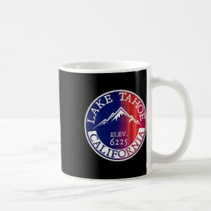 Caneca De Café Esqui de Lake Tahoe Inverno Lembrança Viagem Esqui