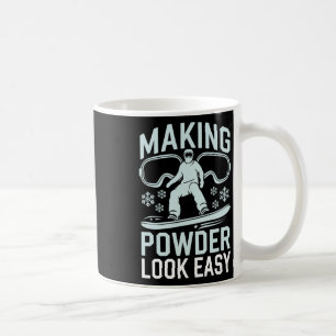 Caneca De Café Esqui E Snowboard Iniciante Esportes De Inverno En