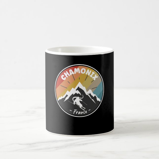 Caneca De Café Esqui Em França Chamonix (Centro)