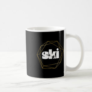 Caneca De Café Esqui Em Lopes