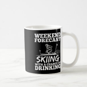 Caneca De Café Esqui Esqui Bebendo Chance Cerveja Vinho Álcool En