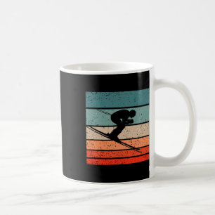 Caneca De Café Esqui Estilo Retro Vintage