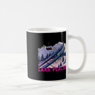 Caneca De Café Esqui Lake Placid - Esqui Lake Placid Estilo Vinta
