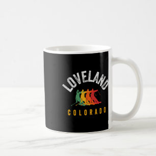 Caneca De Café Esqui Loveland Esquiador Montanha Loveland Esquiad