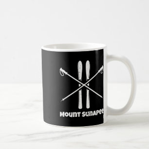 Caneca De Café Esqui Nórdico Descendo Montanha Sunapee New Hampsh