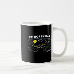 Caneca De Café Esqui retrô northstar resort de esqui da califórni