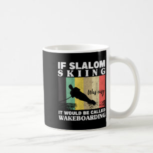 Caneca De Café Esqui slalom foi fácil para atletas de wakeboardin