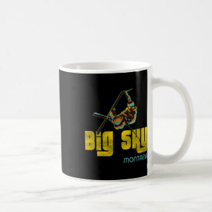 Caneca De Café Esquiação Vintage Big Sky Montana