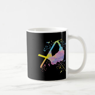 Caneca De Café Esquiador Alpino Esportes de Inverno Esqui Nórdico