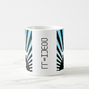 Caneca De Café Esquiador de descida
