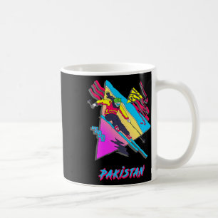 Caneca De Café Esquiamento Colorido emocionante Paquistanês - Esq